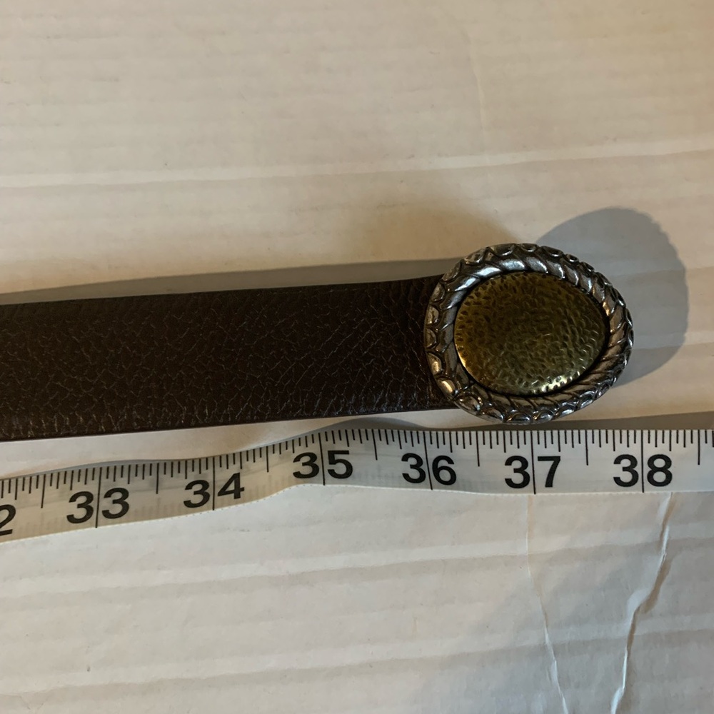 Chico’s brown leather boho western belt - Picture 9 of 10